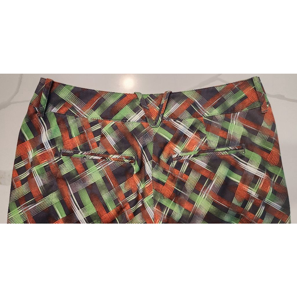 Callaway Women's Opti-Dri Plaid Golf Shorts Size 6 Multicolor Stretch Bermuda - Picture 4 of 9